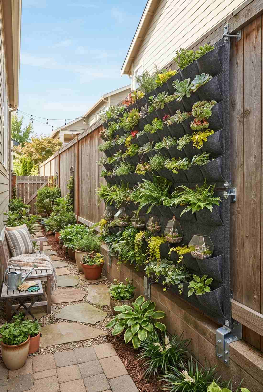 vertical pocket planters