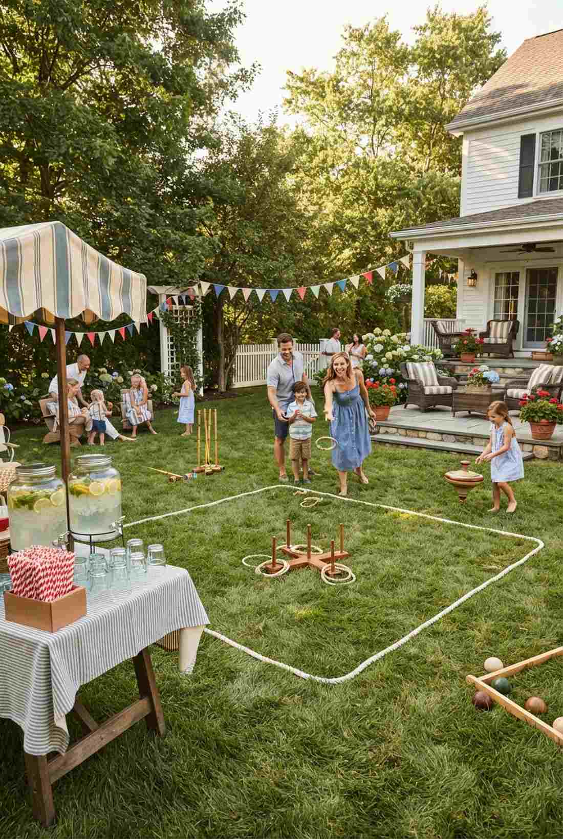 vintage garden game day