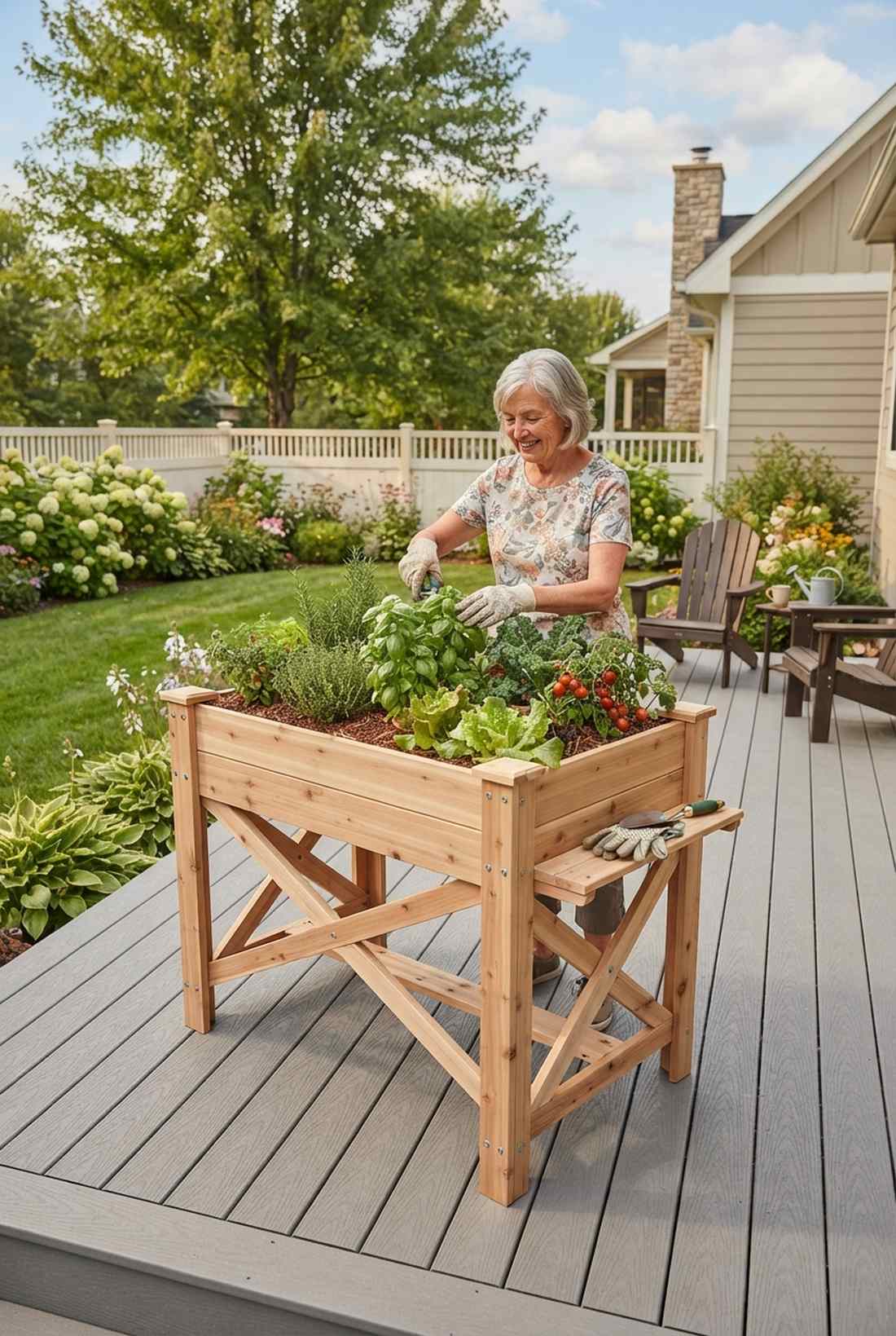 waist high raised beds