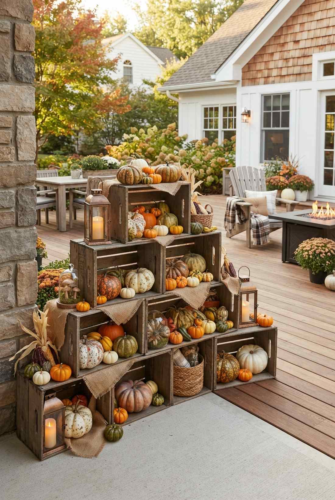 apple crate vignettes