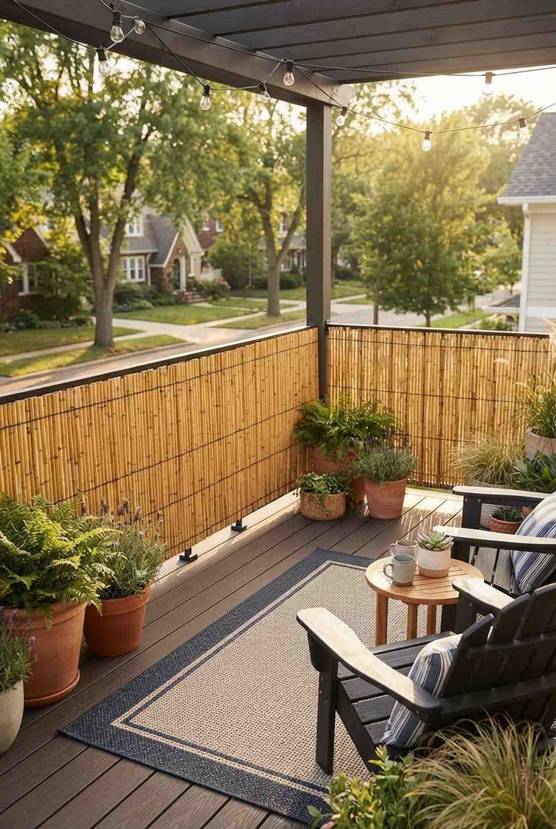 bamboo privacy screen panel