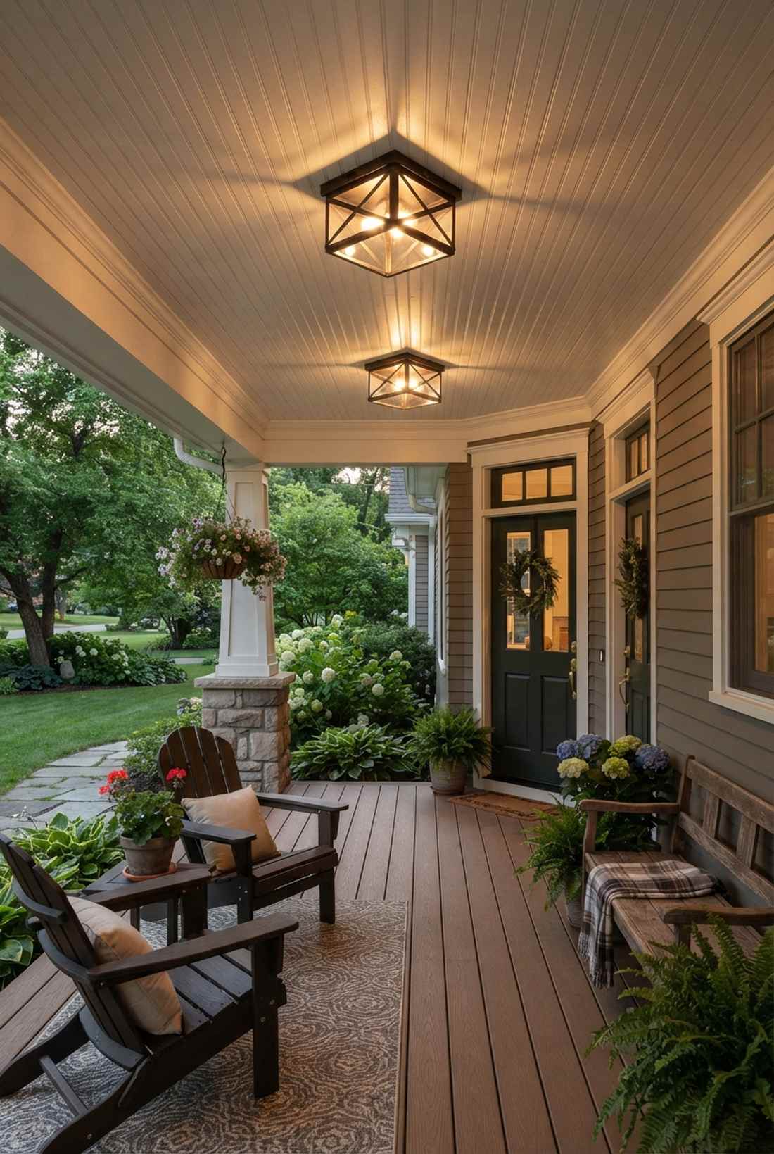carriage house flush mounts