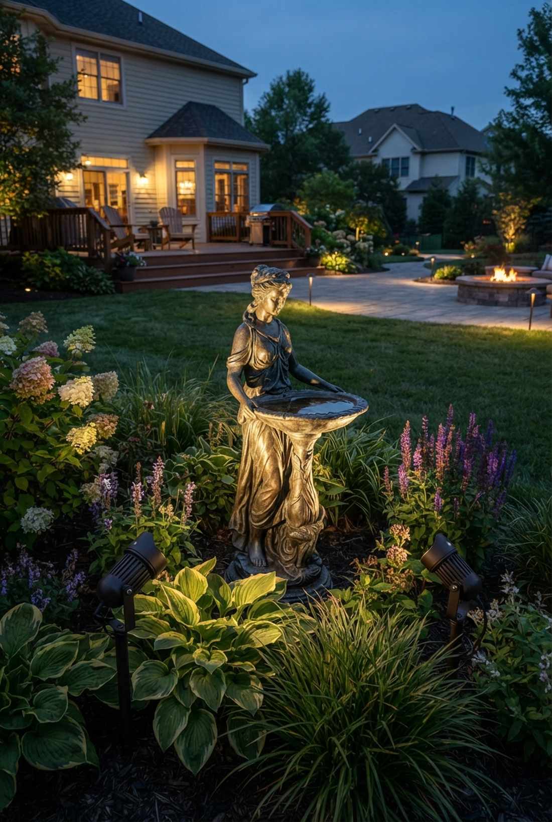 garden bed spotlights