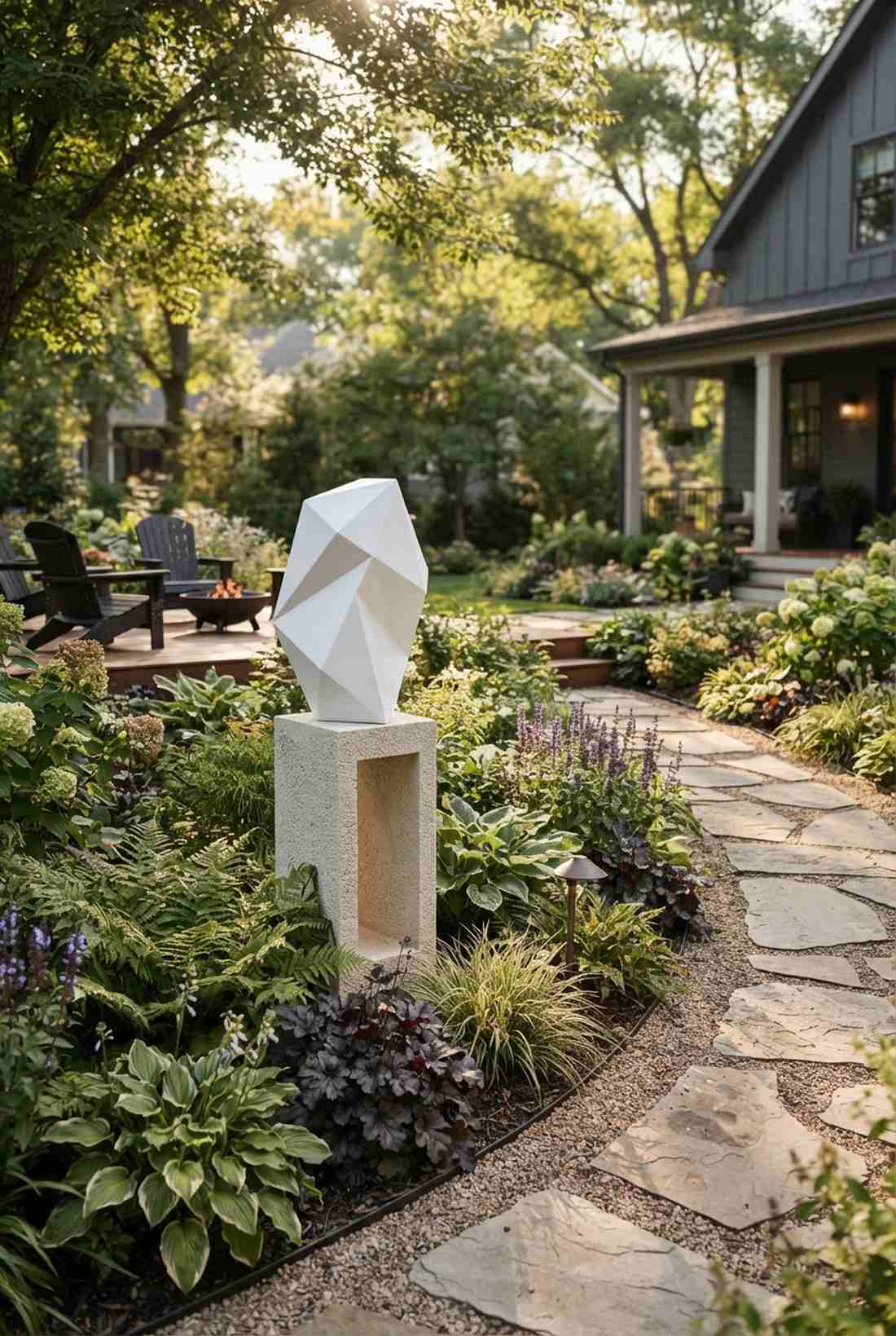 garden sculpture installations