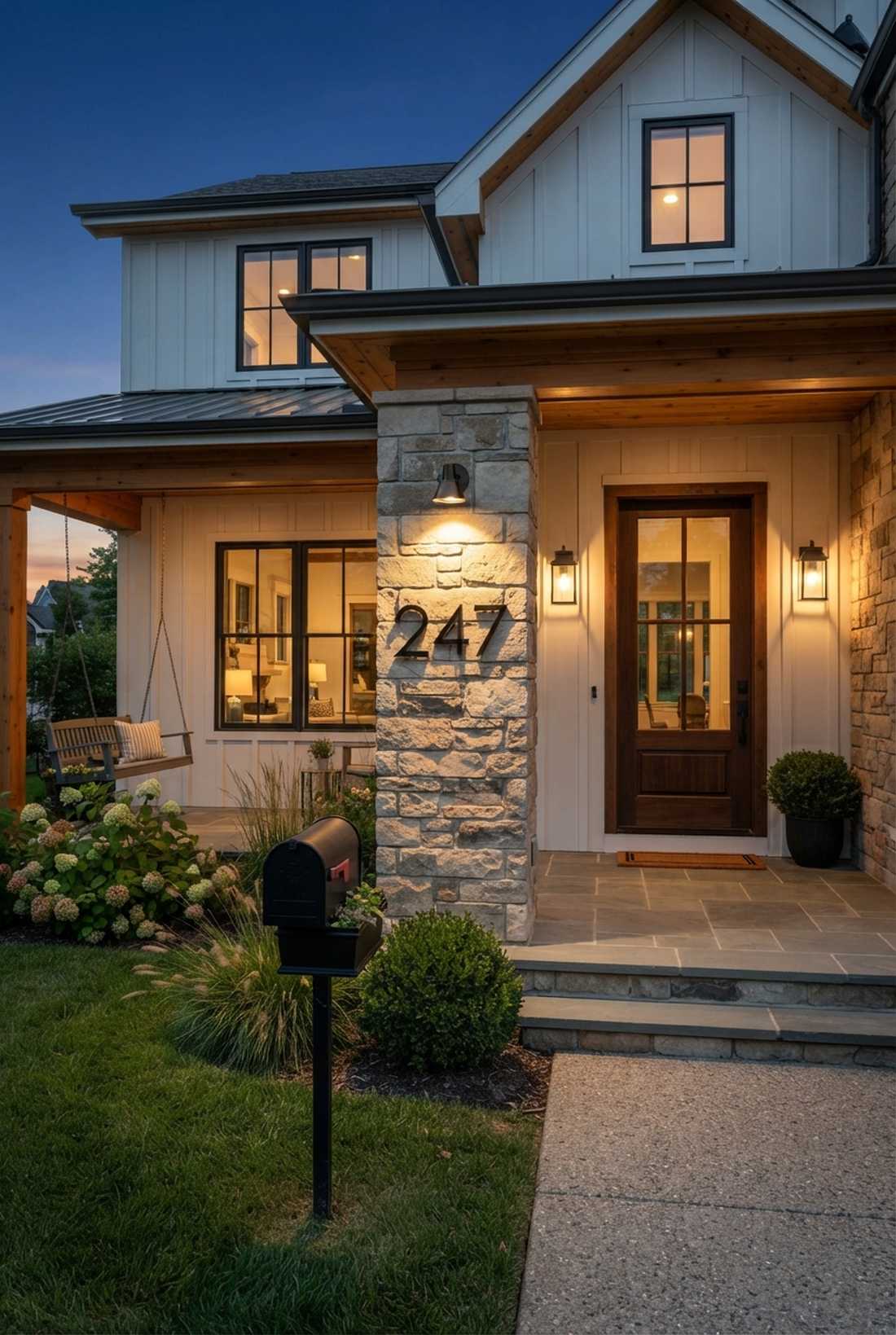house number illumination