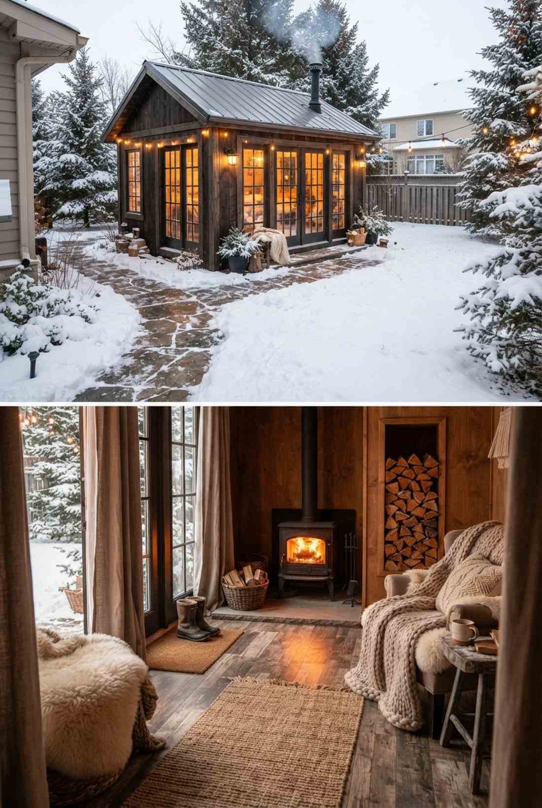 hygge inspired garden house