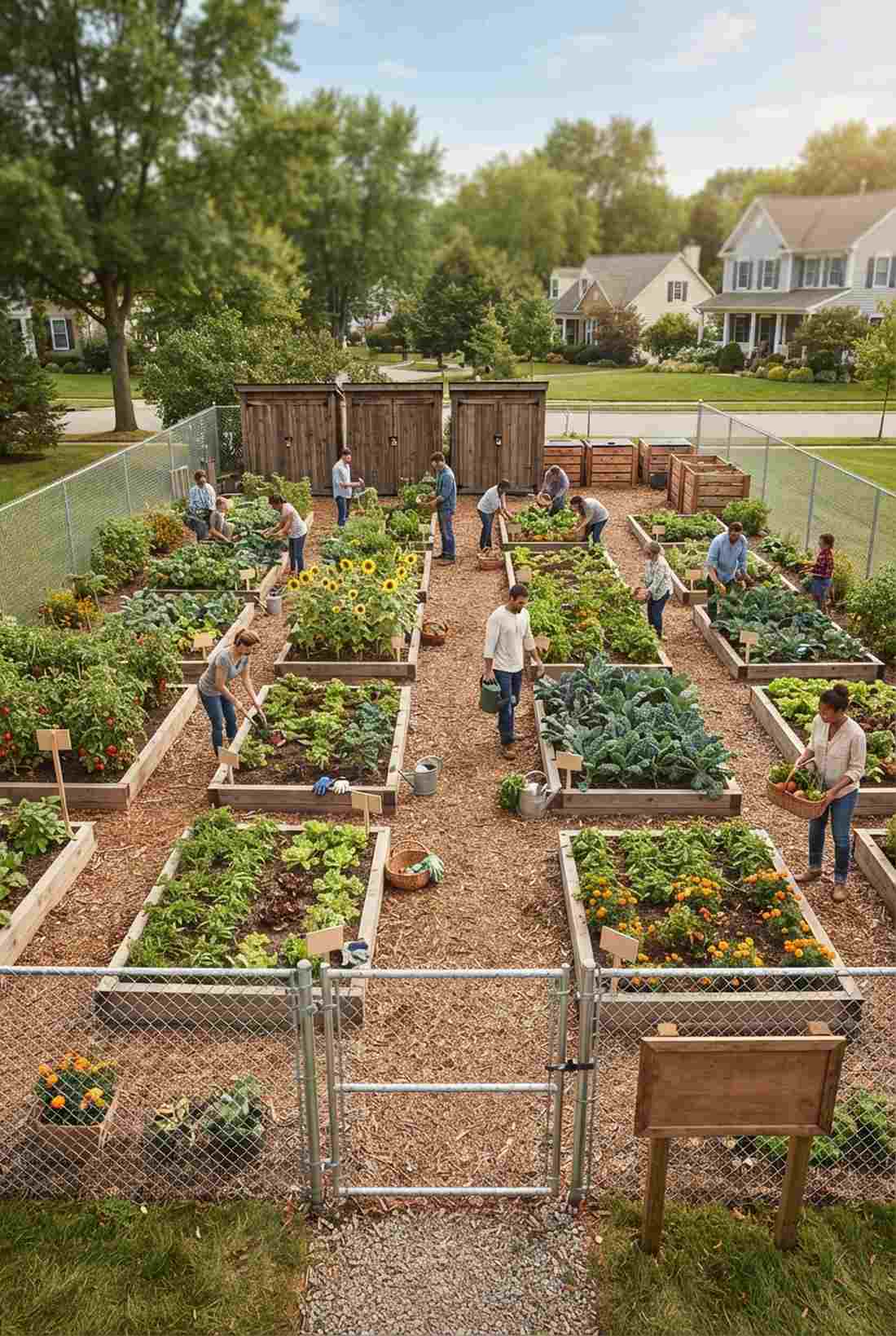 individual allotment gardens
