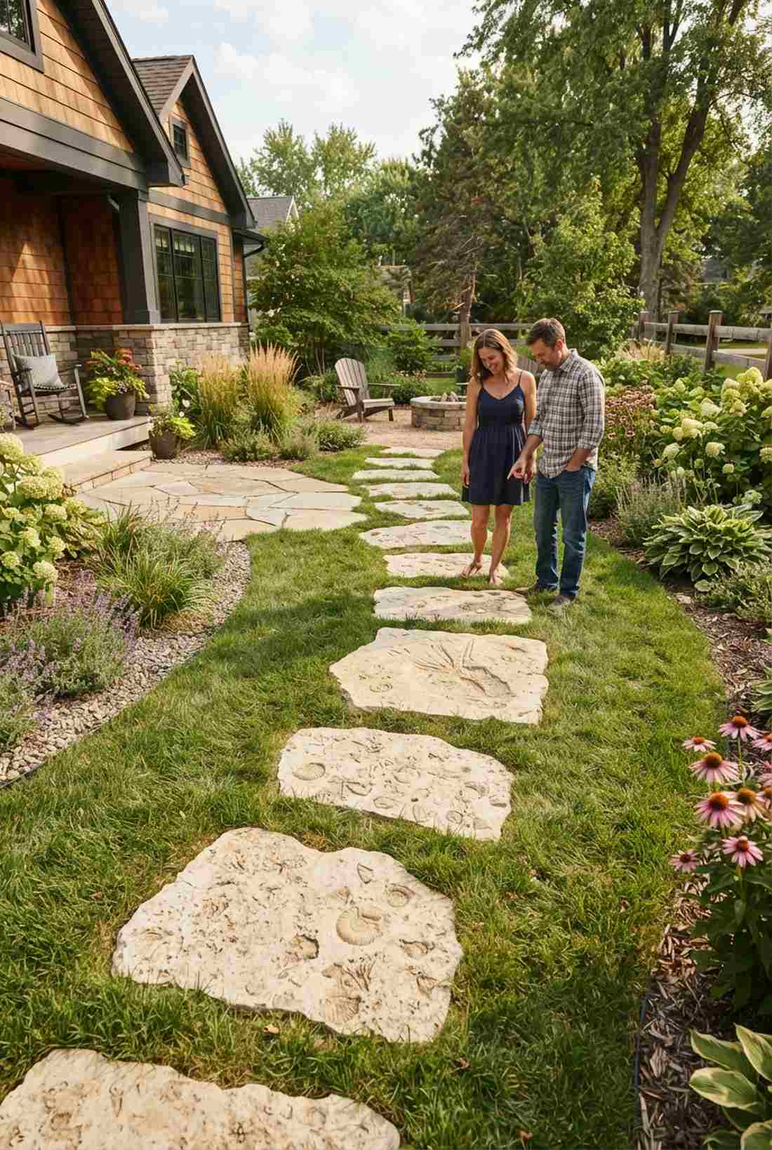limestone fossil steppers