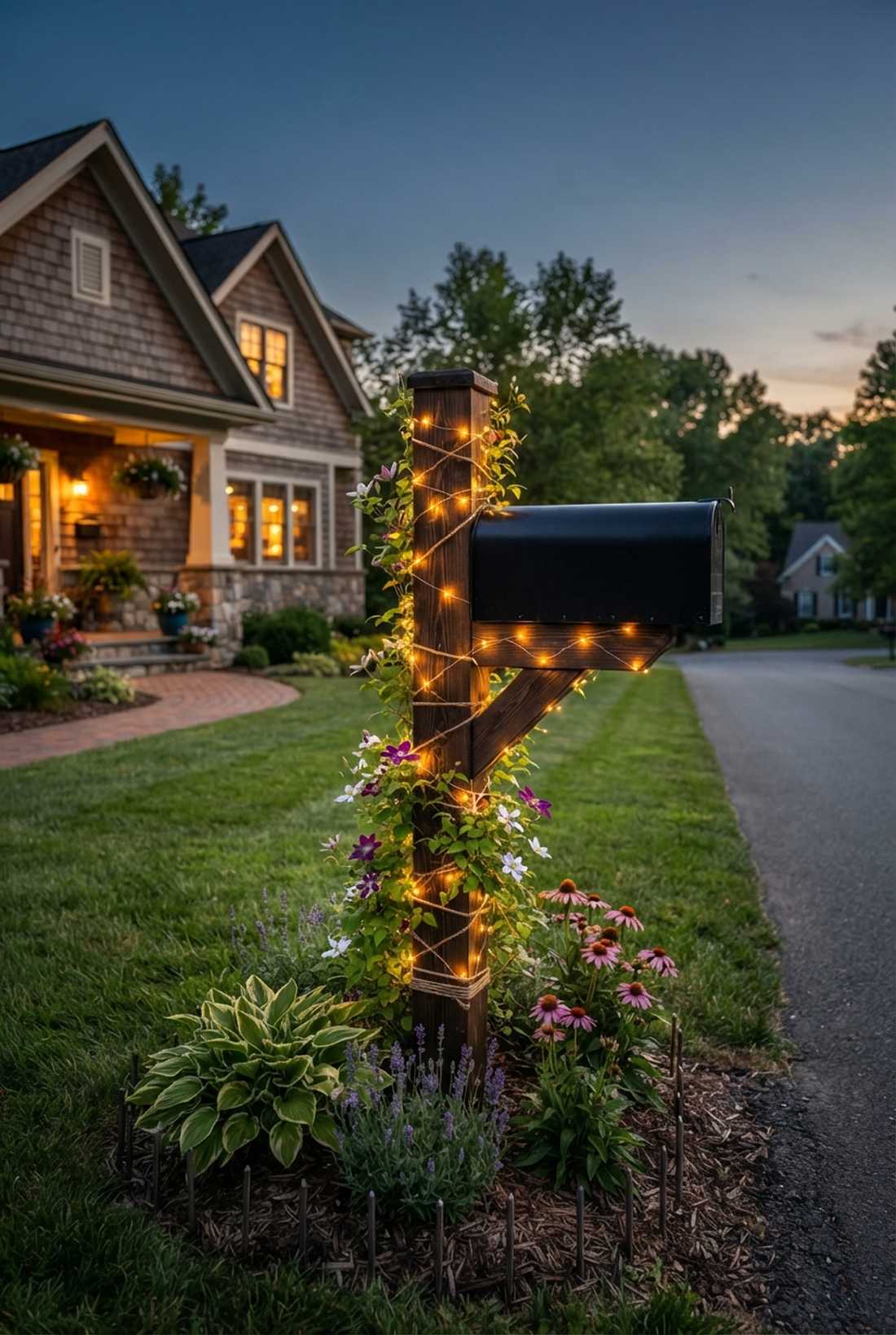mailbox post greeting displays