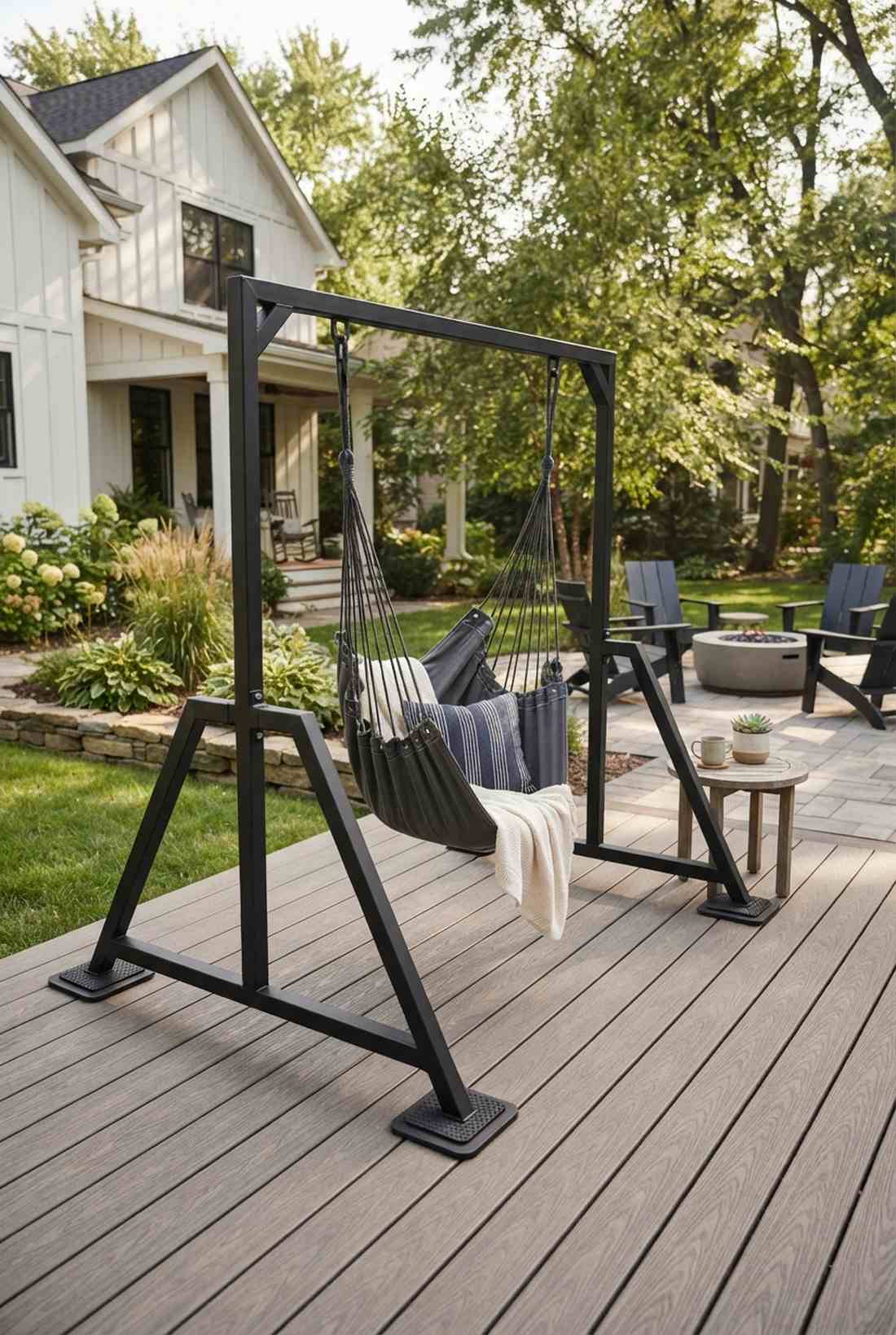 portable steel swing frame