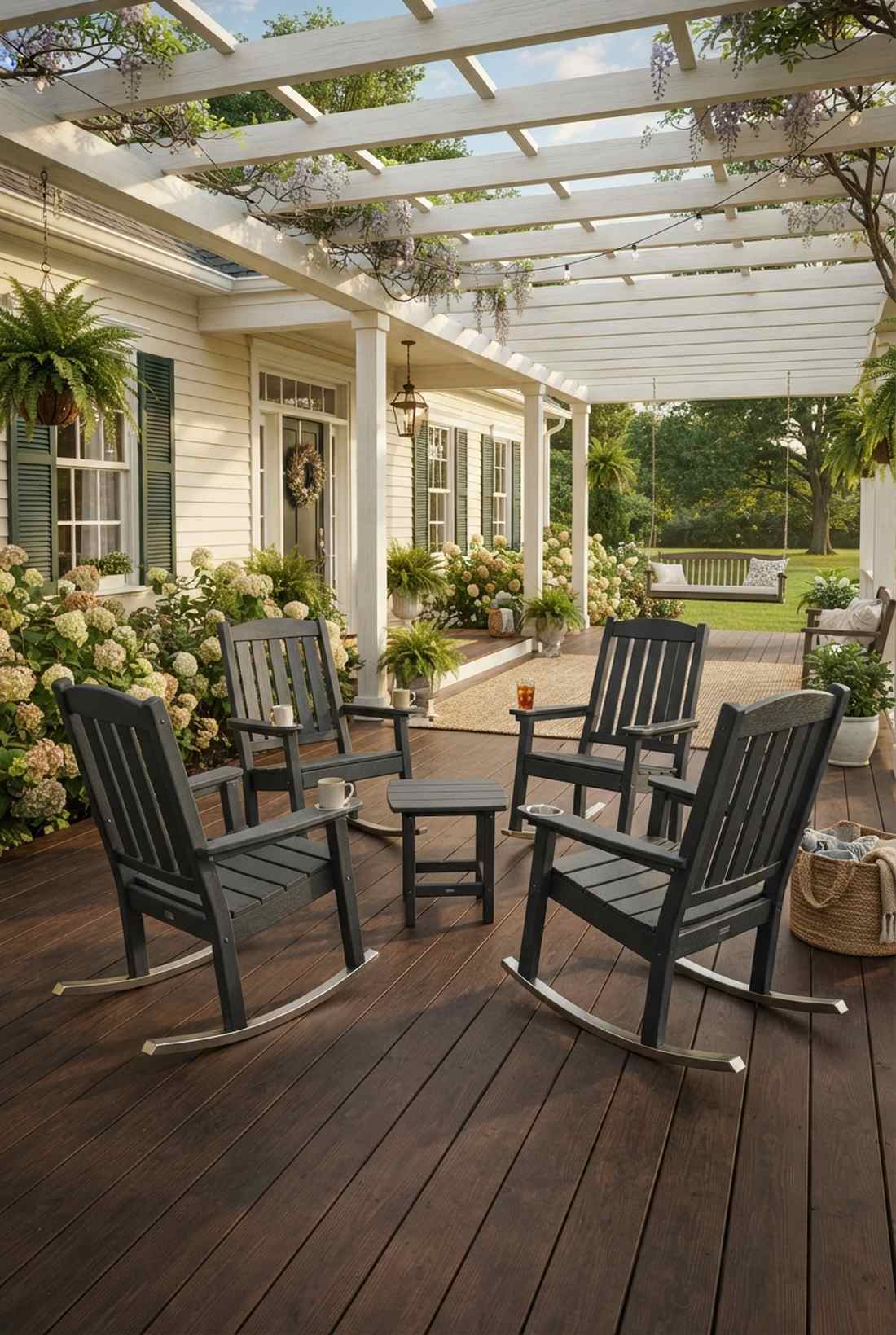 rocking chair conversation grouping