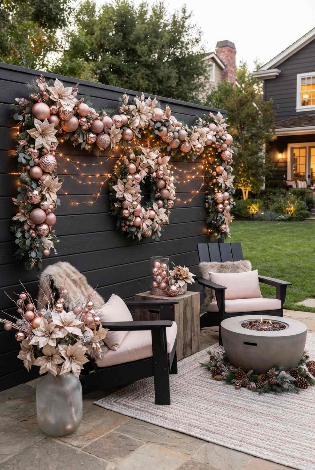 rose gold and blush