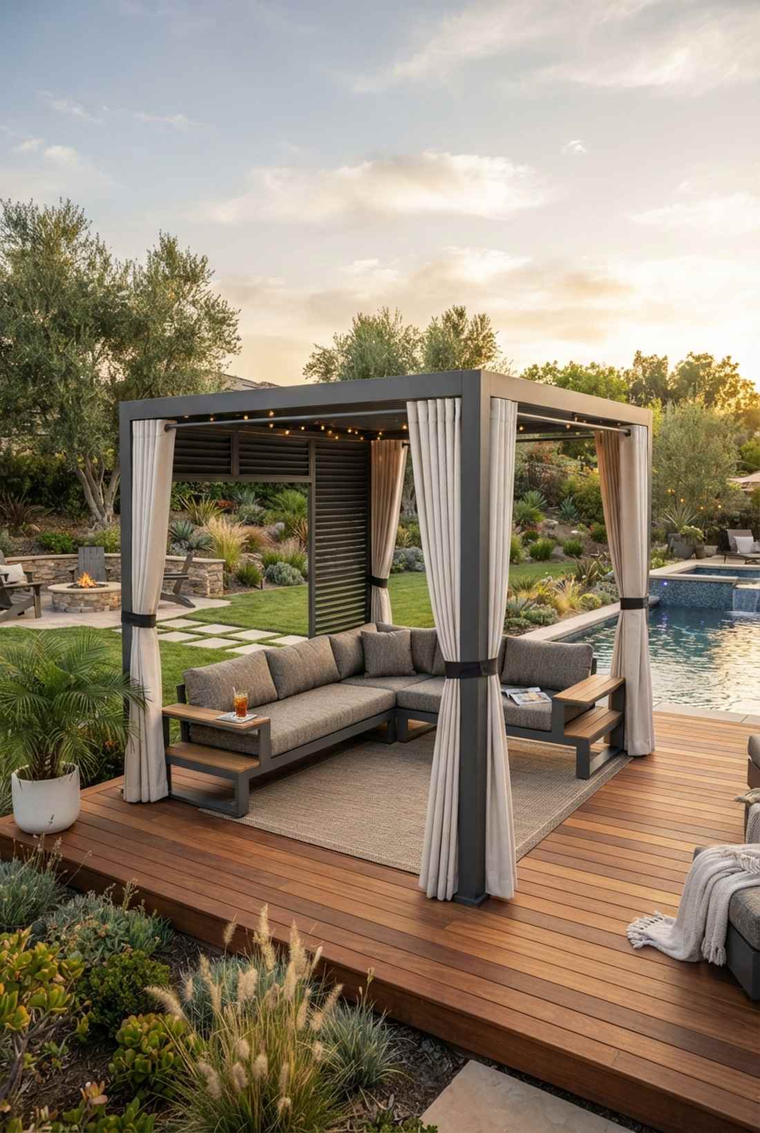 skyline design strips outdoor cabana