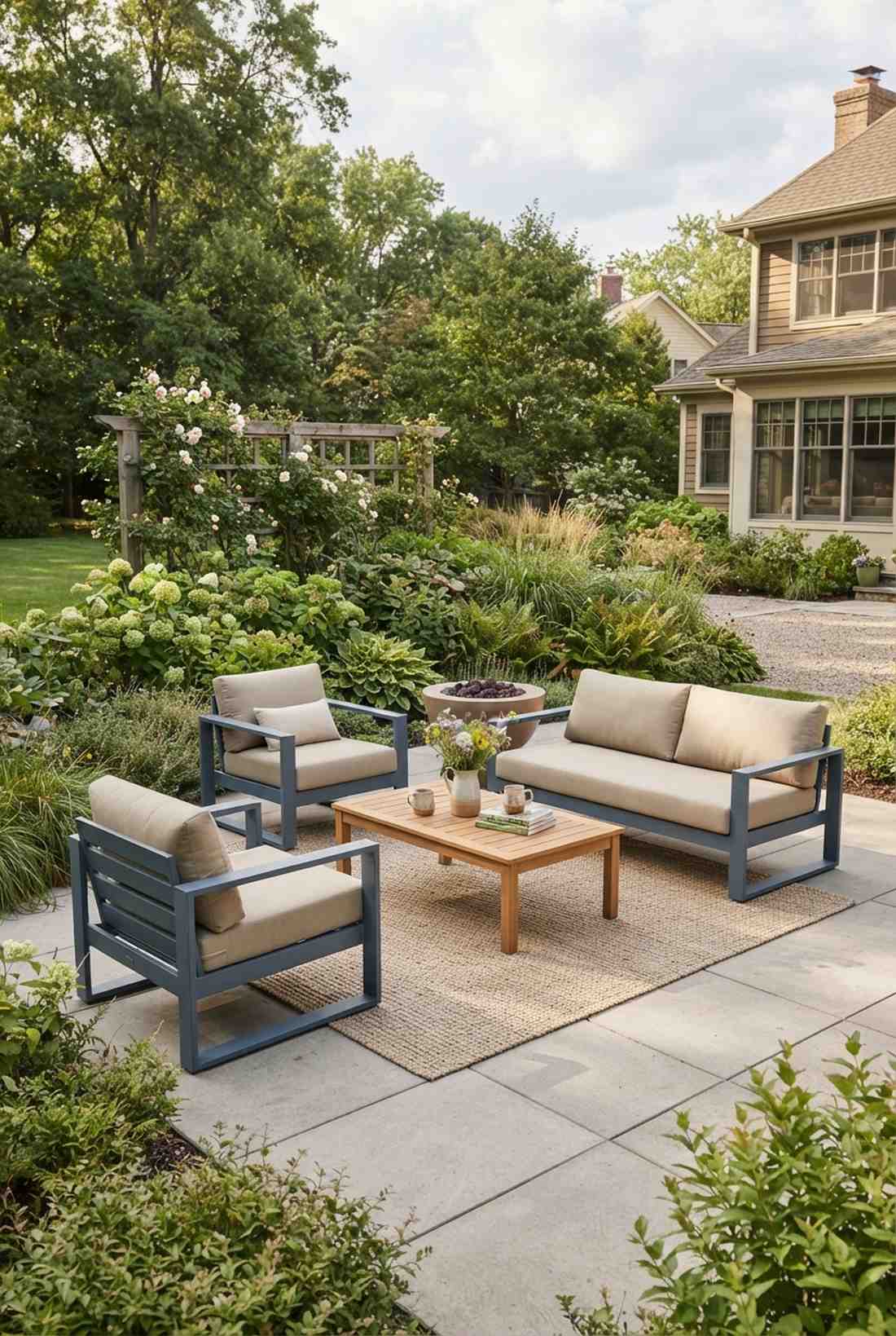 slate blue furniture for sophisticated depth