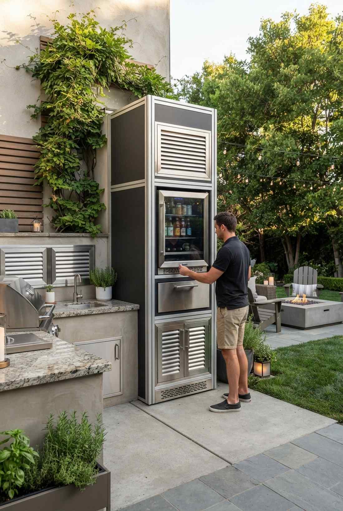 stacked appliance tower