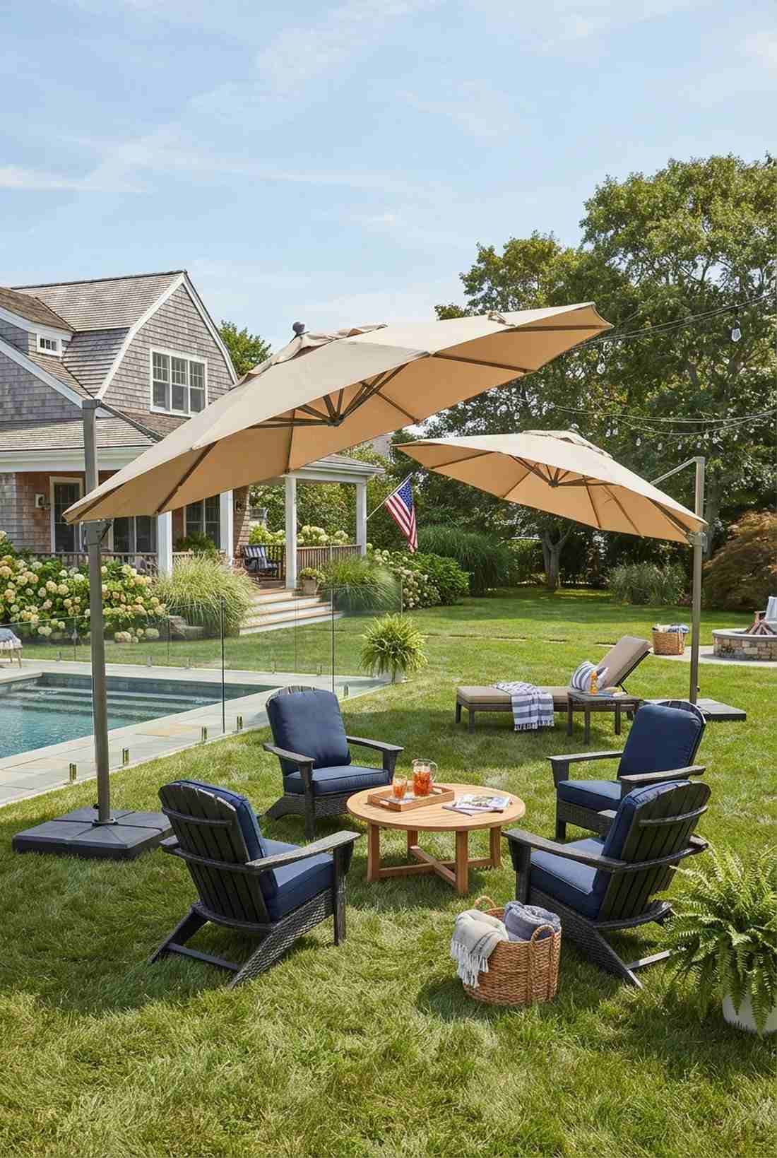 tilting market umbrellas