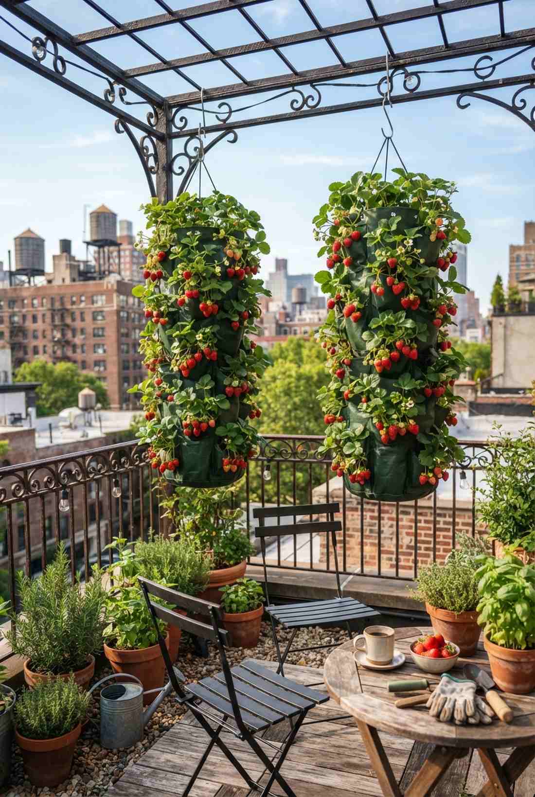 vertical strawberry planters