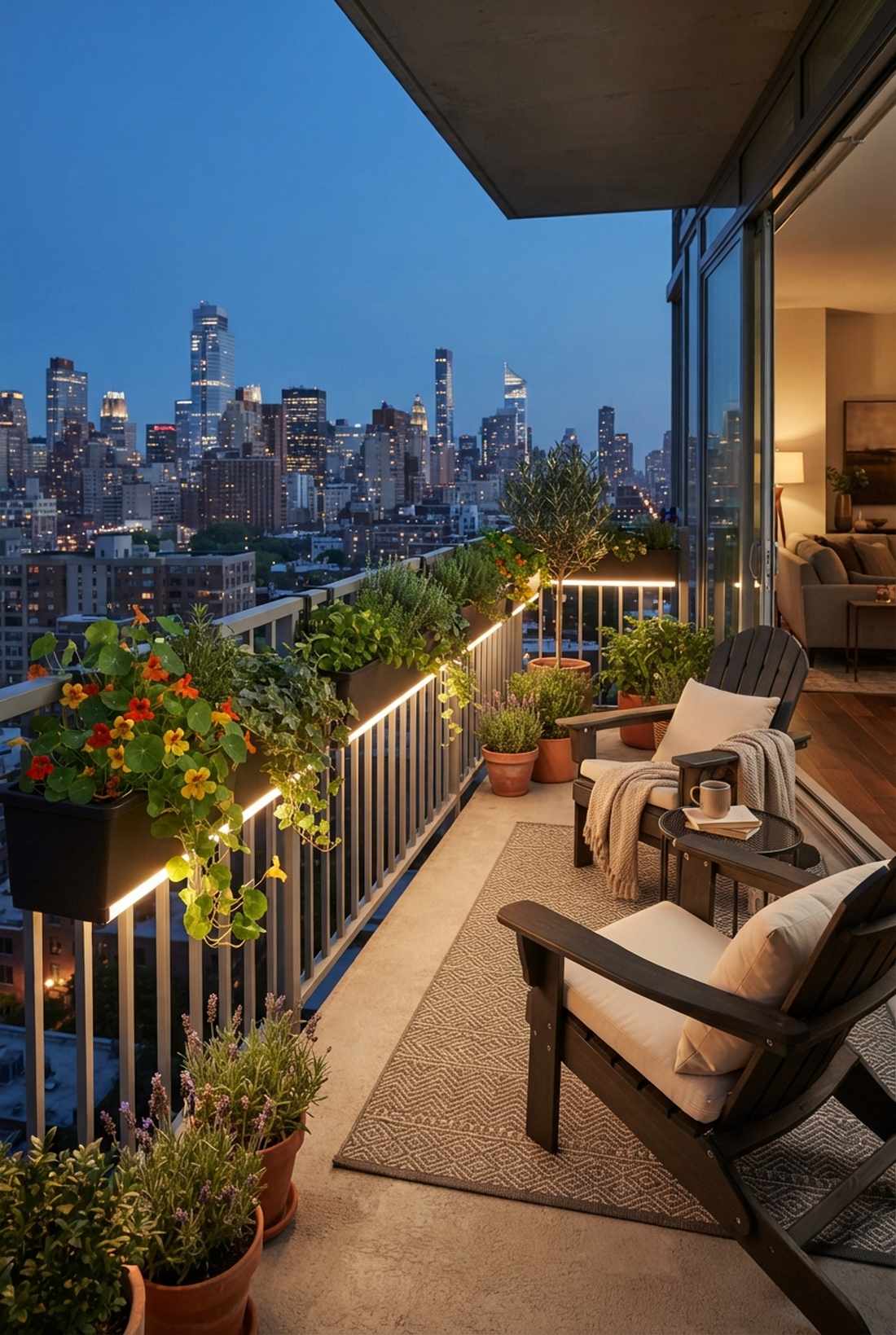 balcony railing garden borders