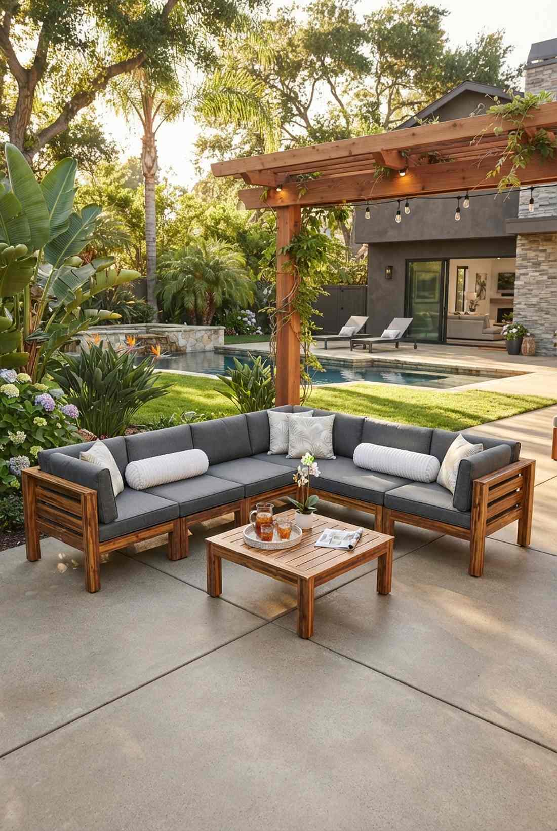 bamboo composite sectional