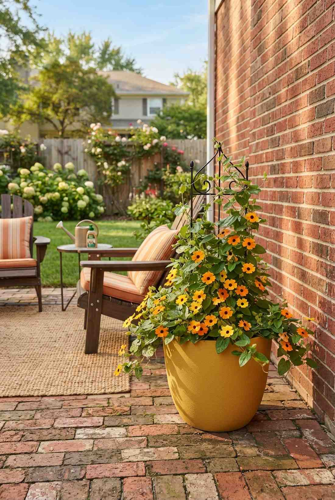 black eyed susan vine cheerful color