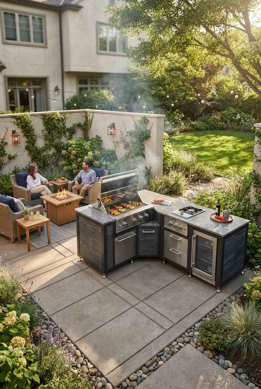 corner triangle kitchen