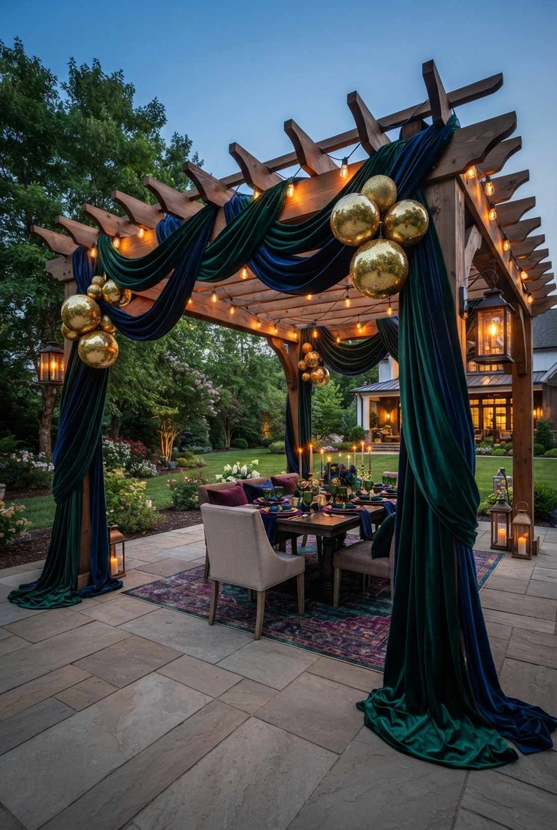 jewel tone opulence