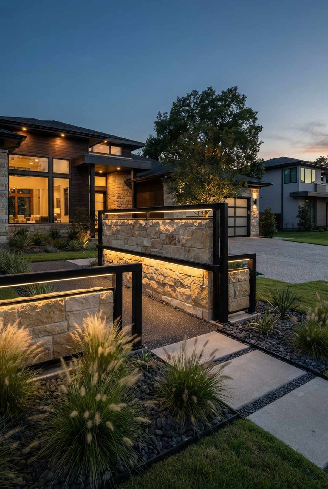 limestone and steel modern fusion