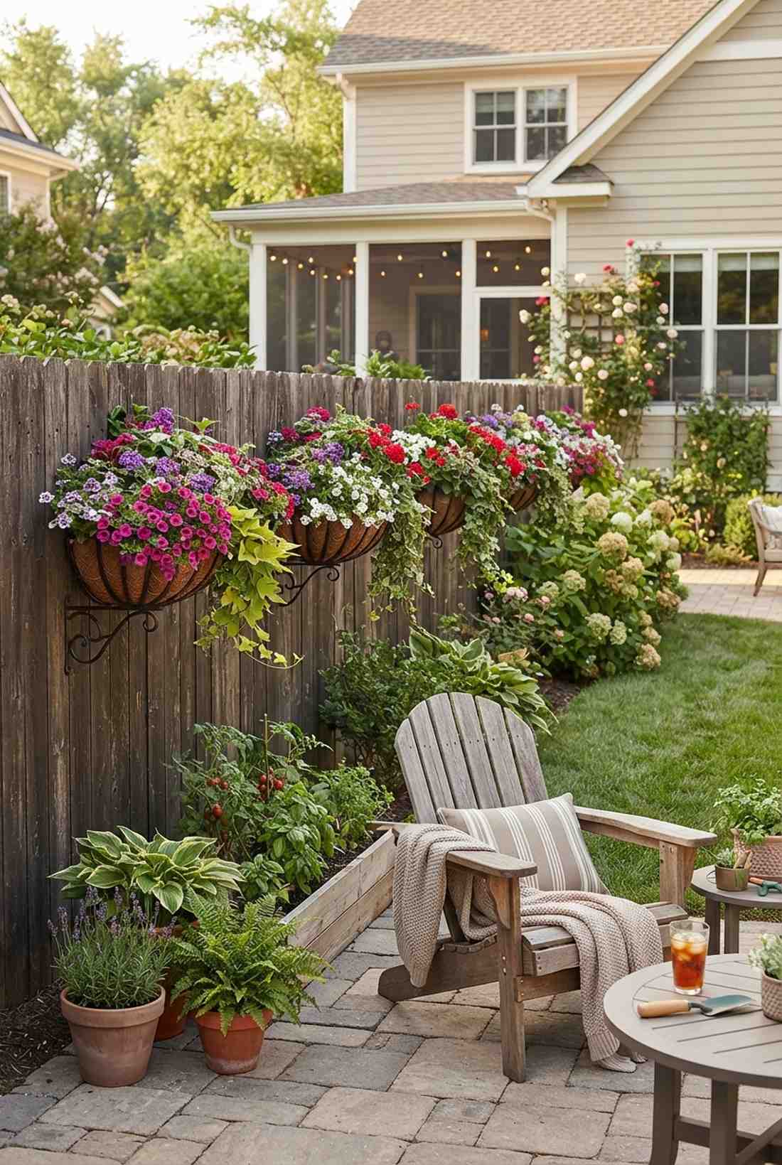 mounted wire baskets