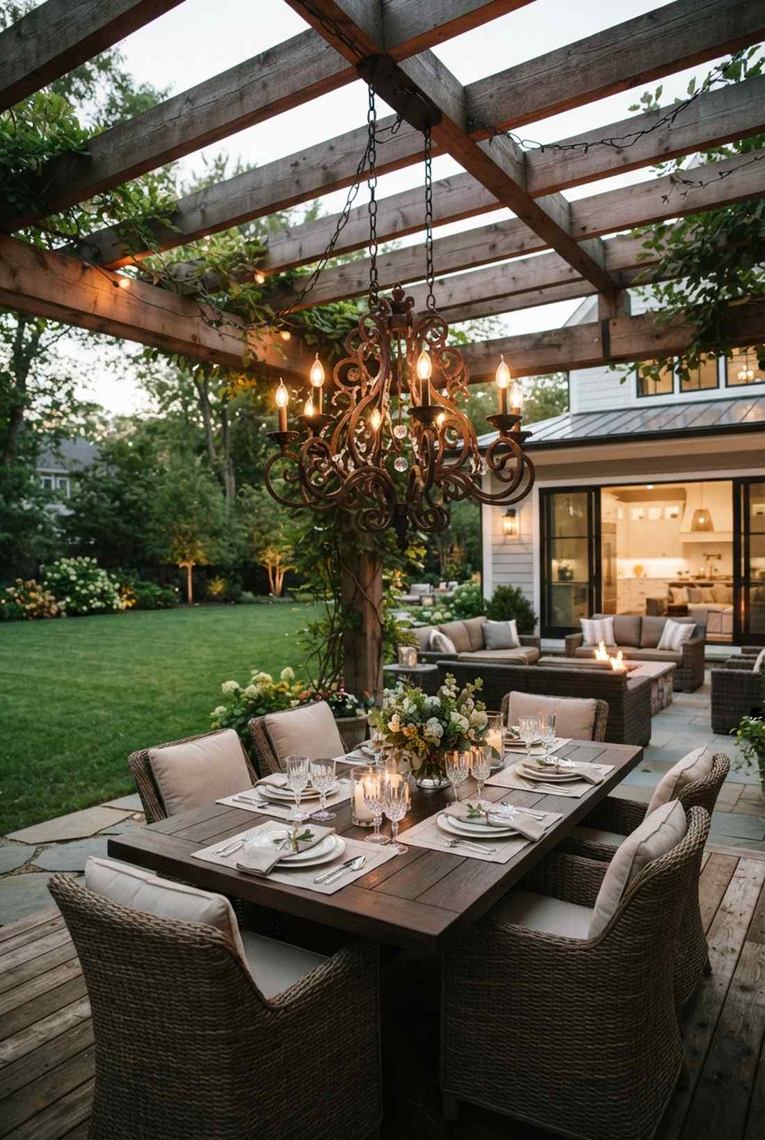 outdoor chandeliers