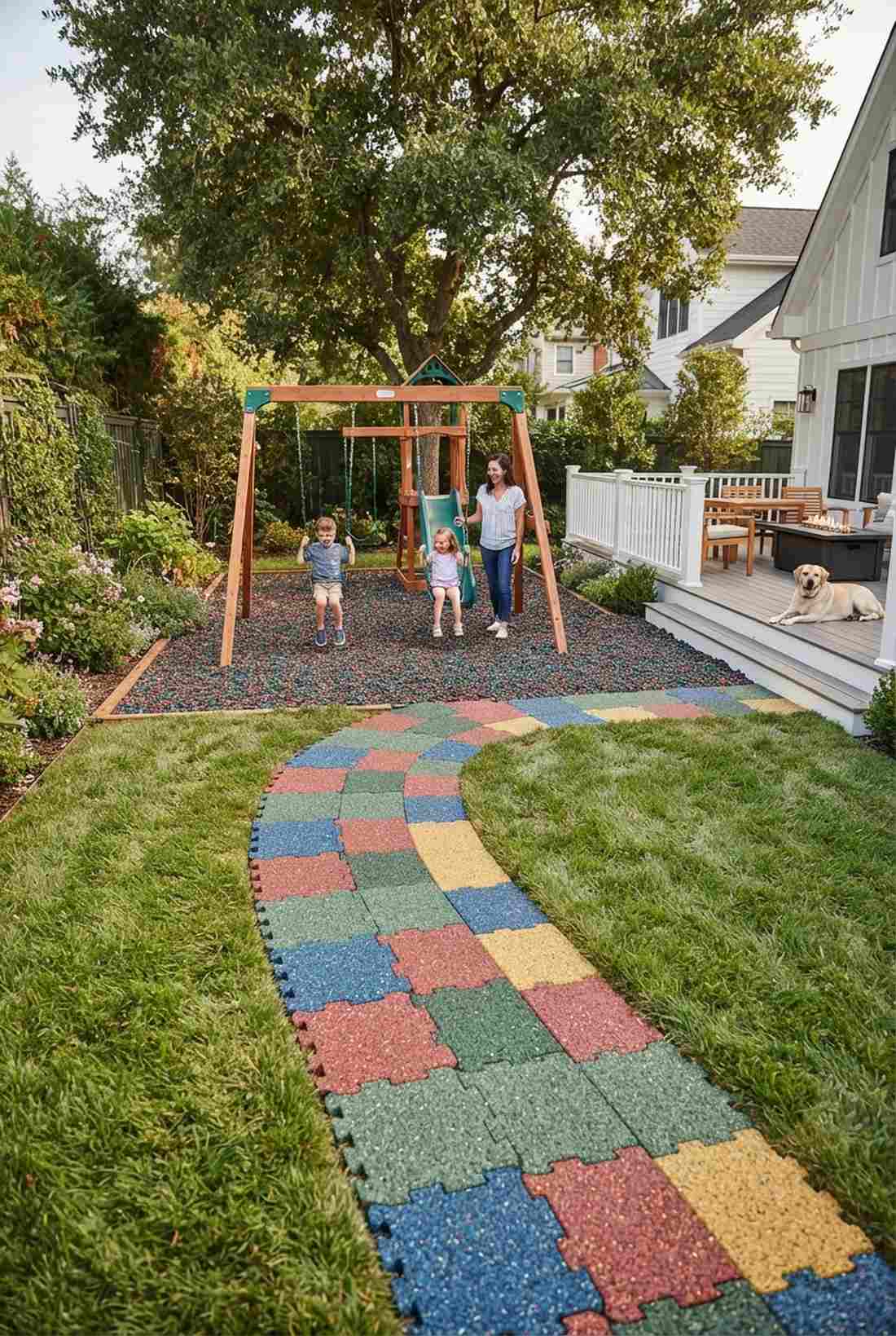 rubber safety pavers