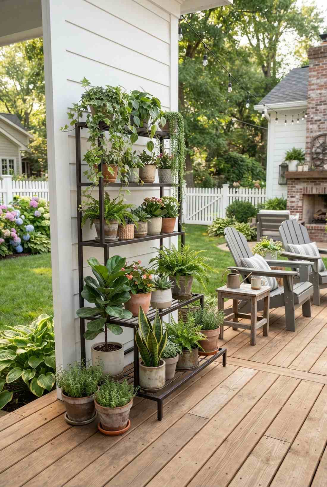 tiered plant stands