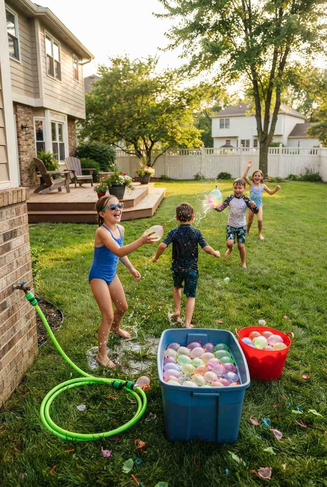 water balloon toss
