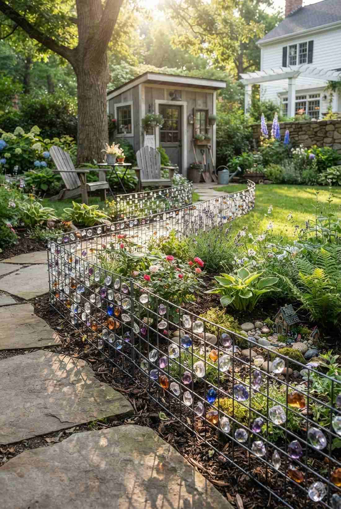 wire and bead fencing