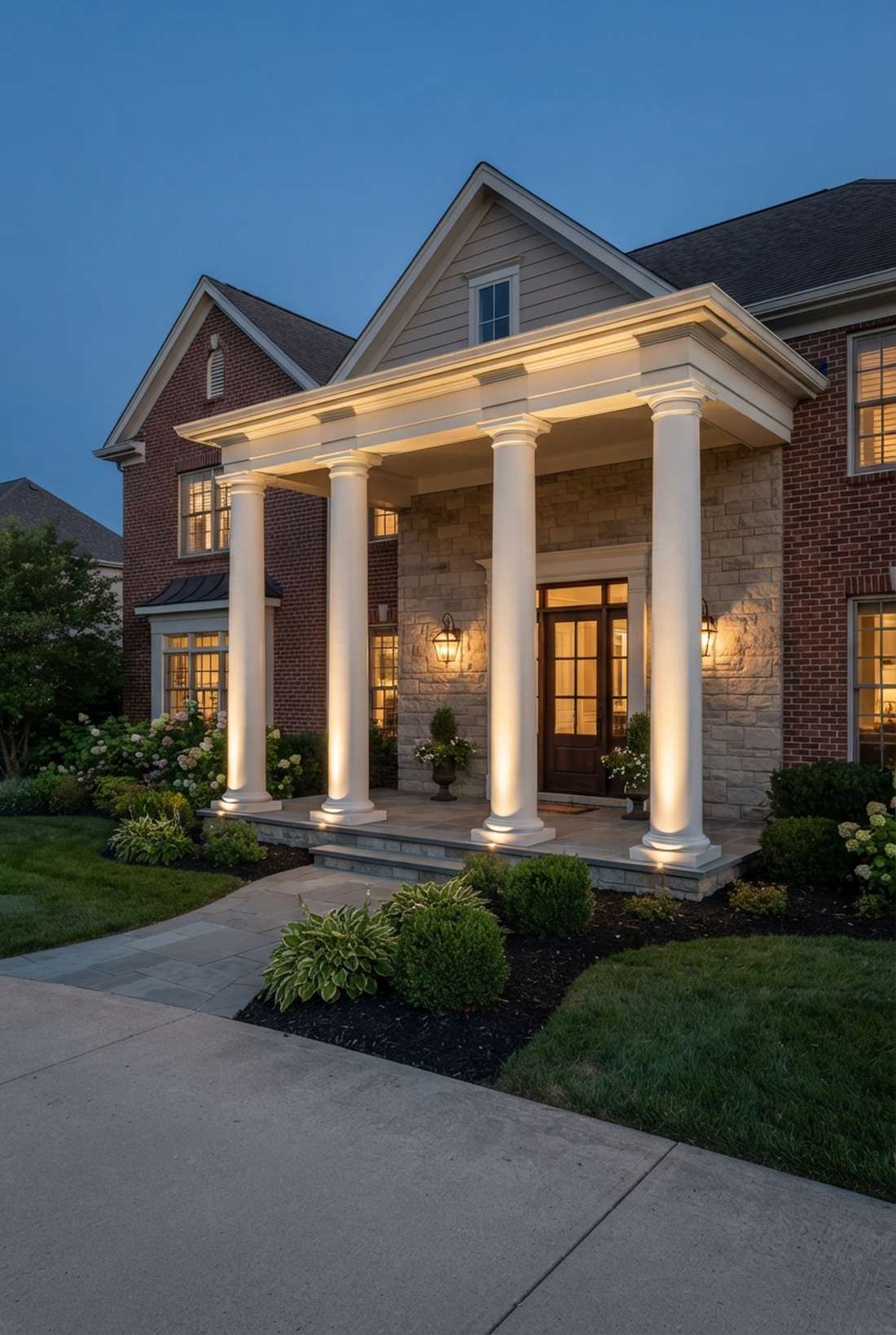 architectural column highlighting