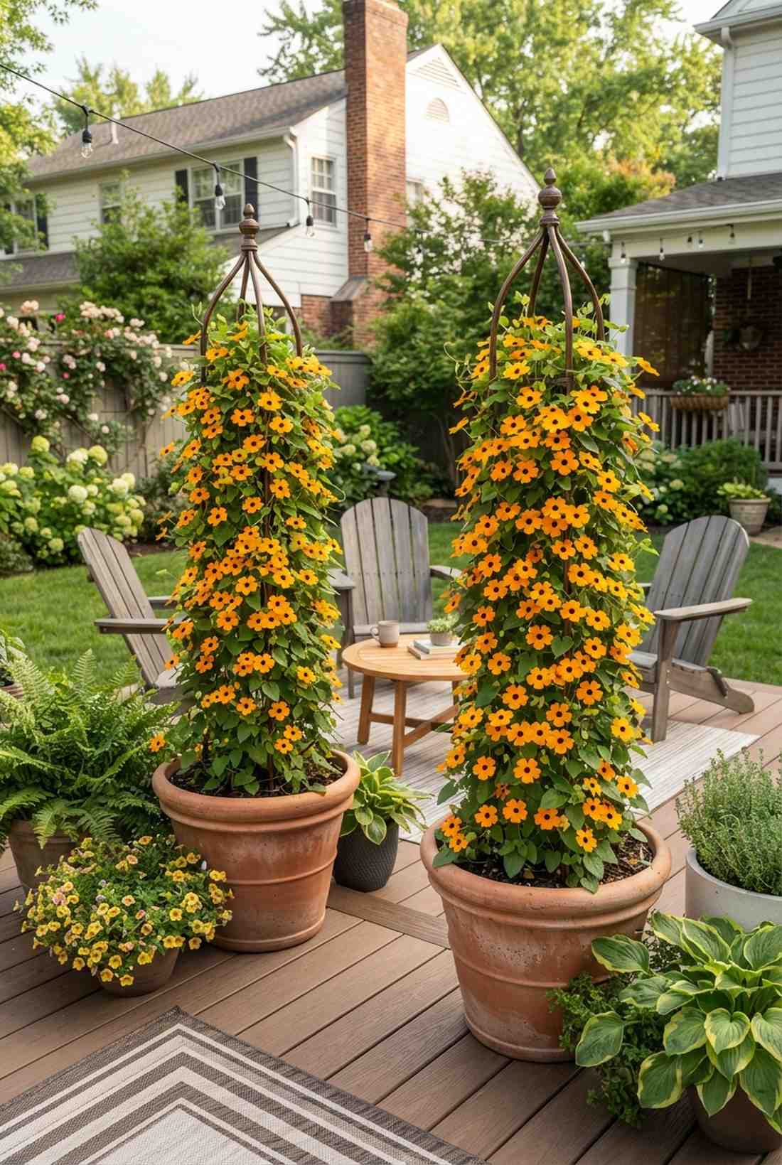 black eyed susan vine continuous bloom
