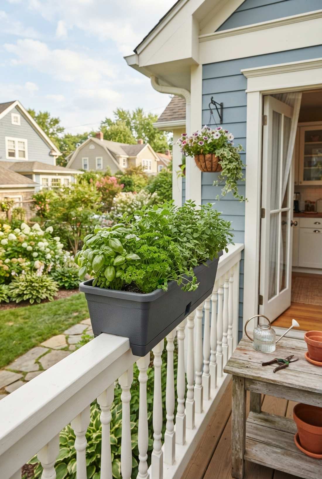 culinary herb window box