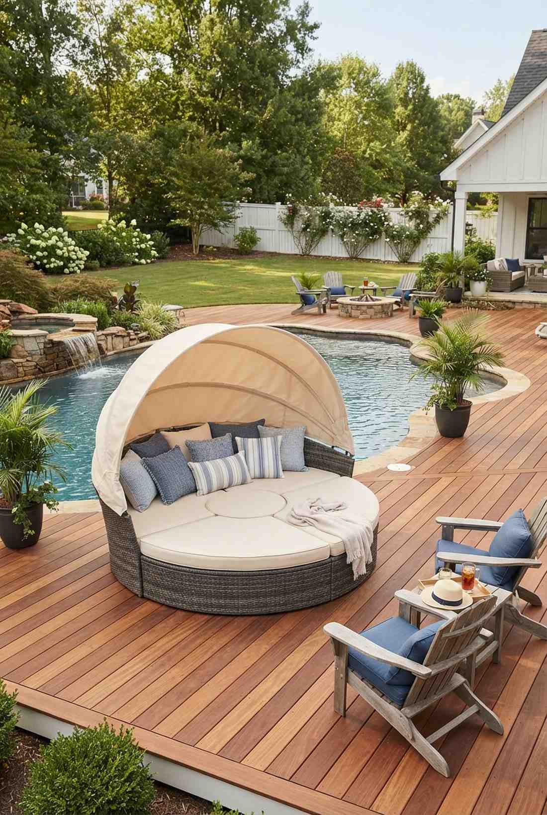 daybed with retractable canopy
