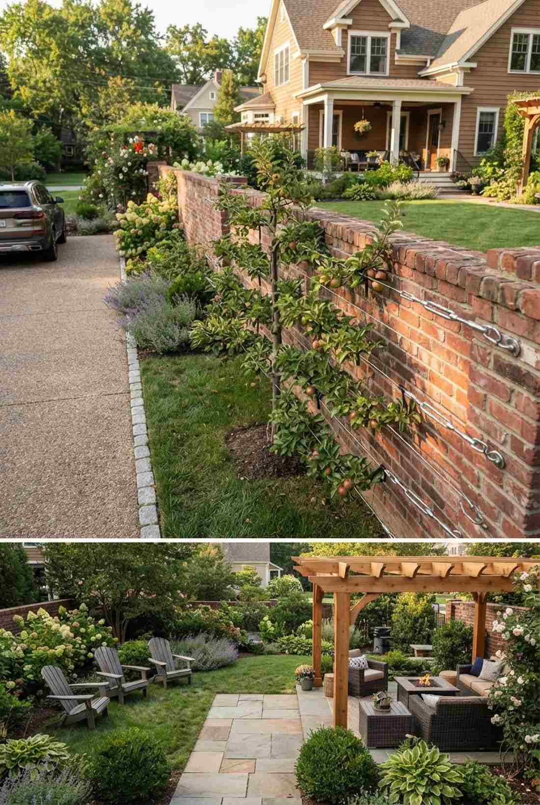 espalier training wire system