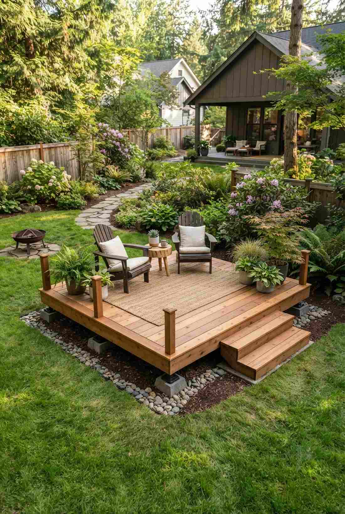 floating deck seating