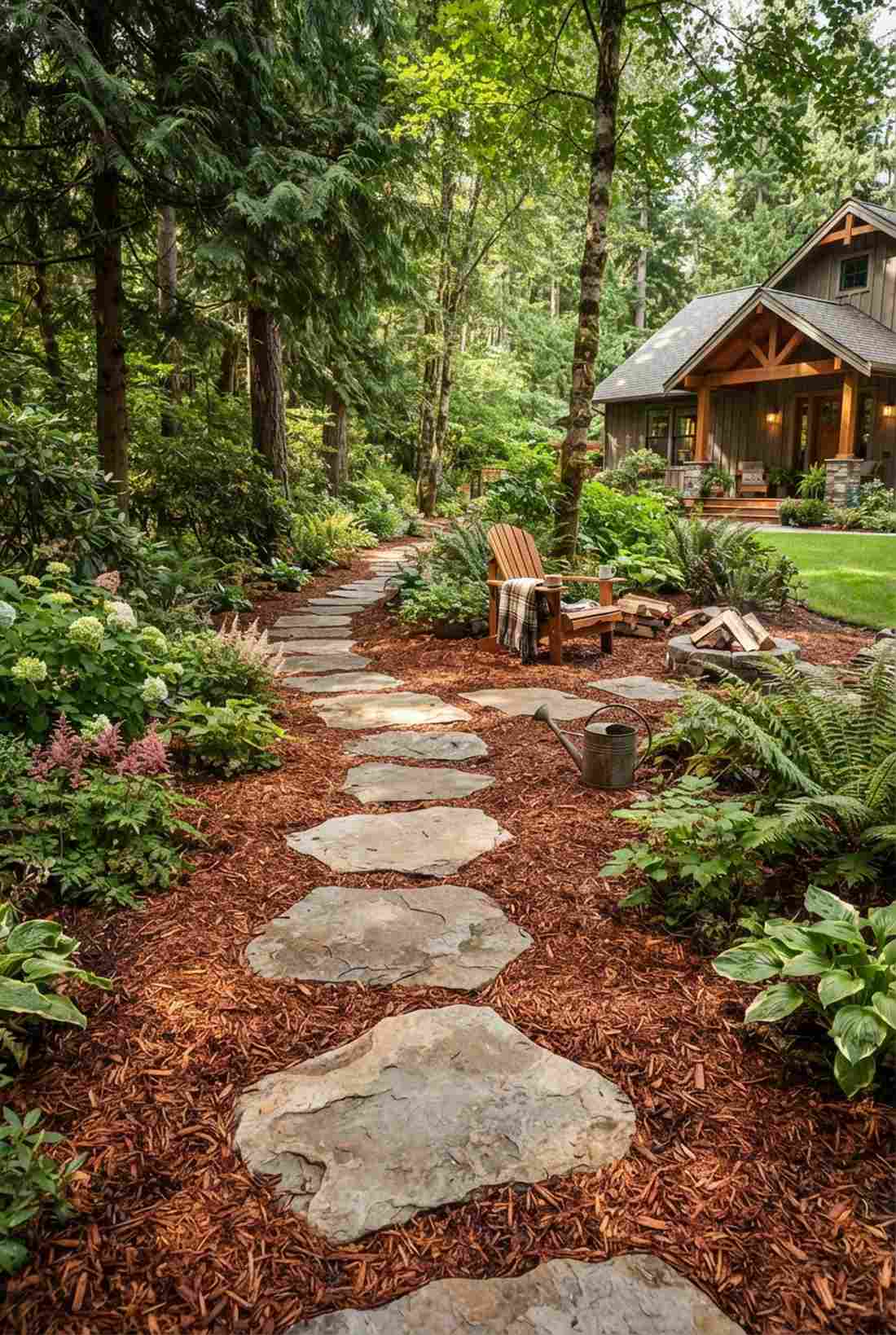 mulch bed integration