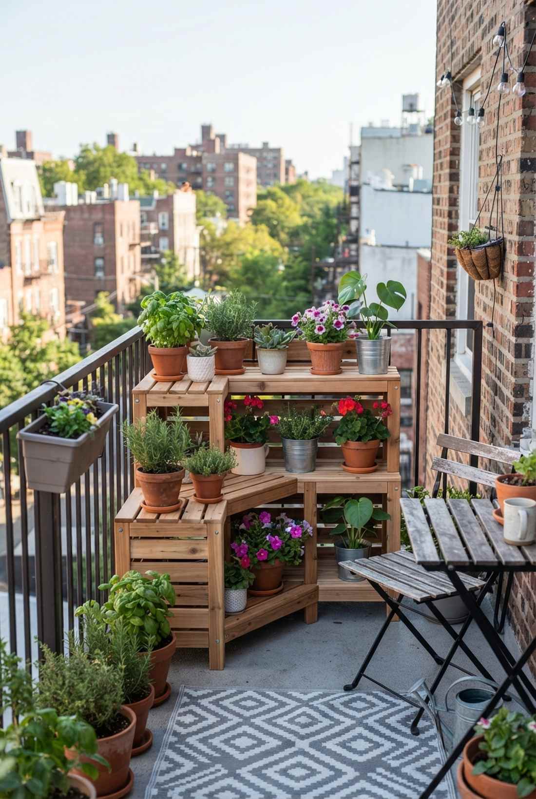 nested corner shelving unit