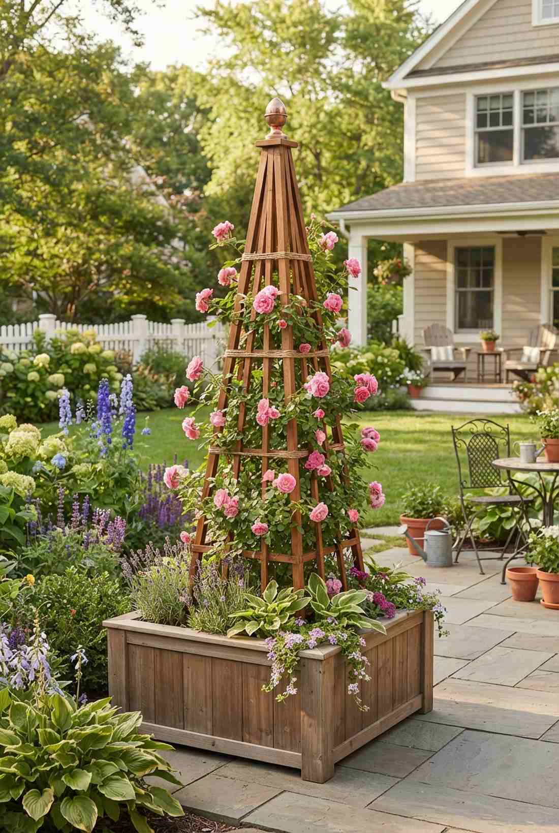 obelisk centerpiece structure