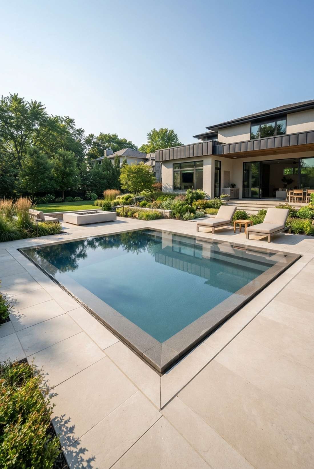 perimeter overflow pools