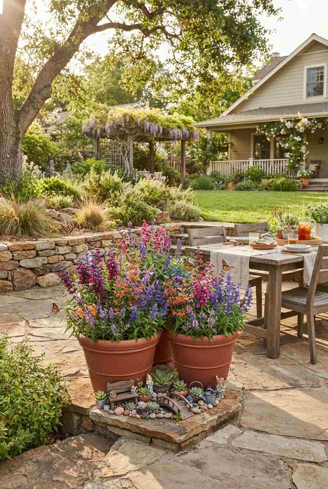 pollinator pot stations
