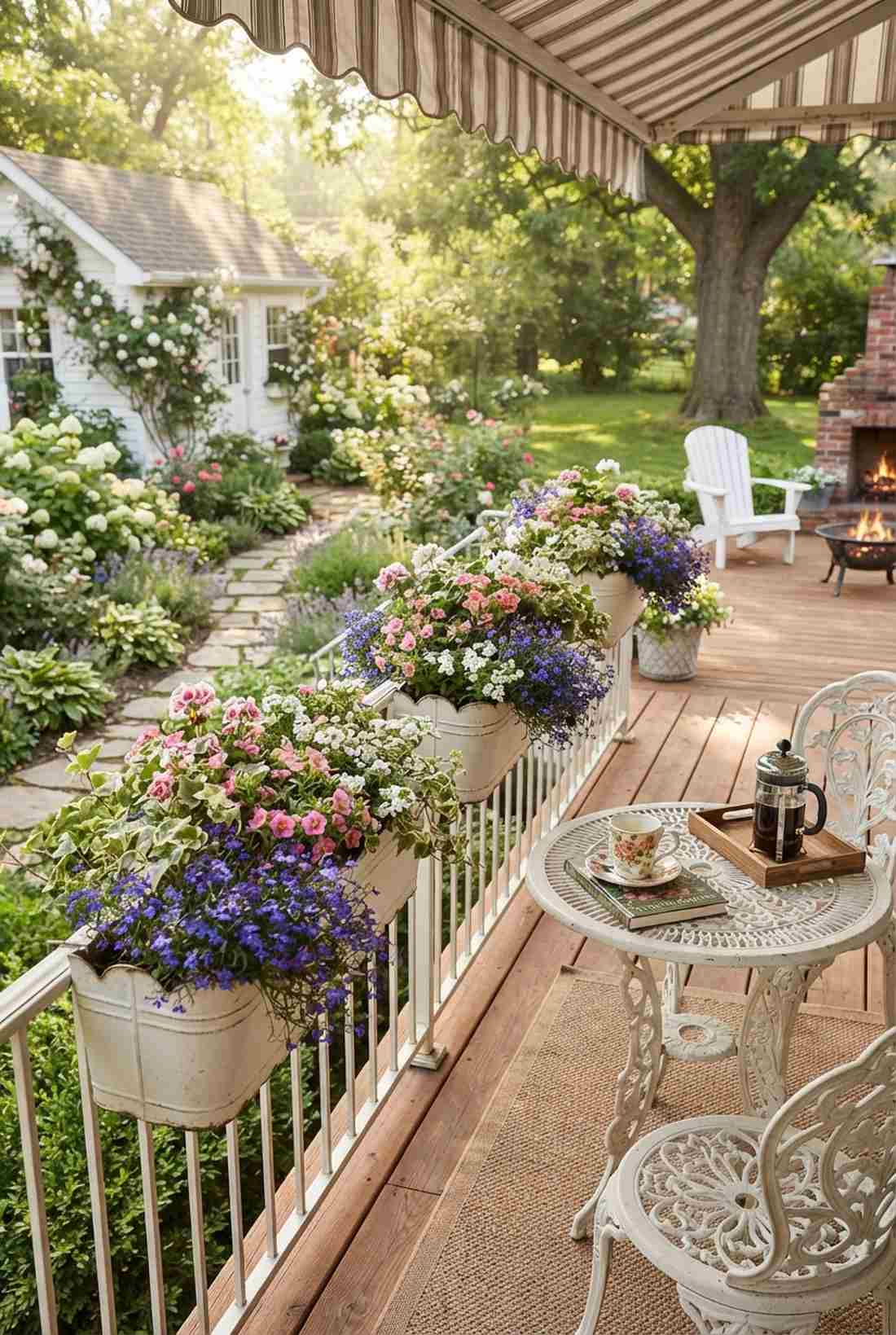 scalloped edge planters