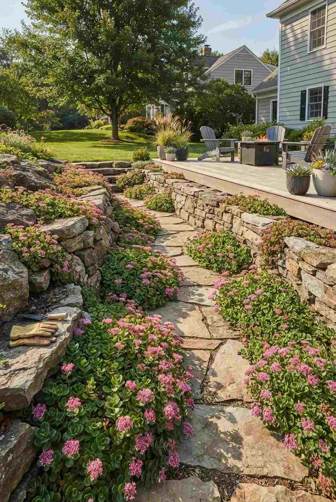 sedum spurium groundcover spill
