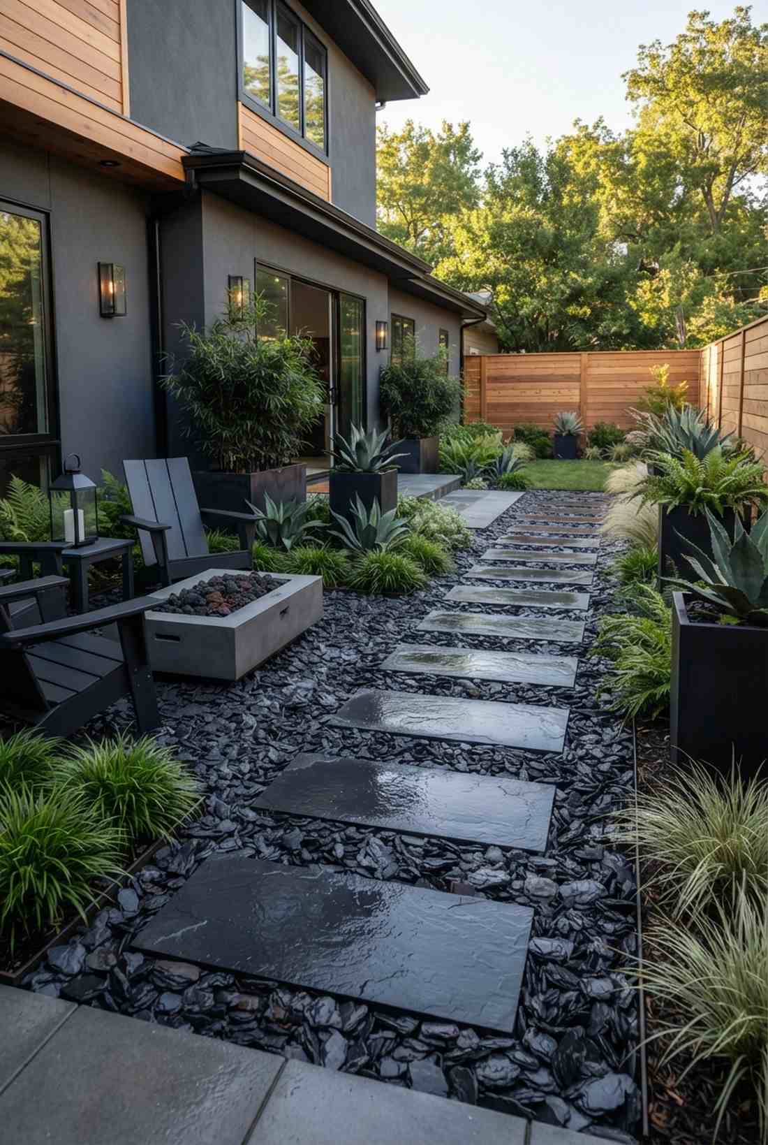 slate chips contemporary