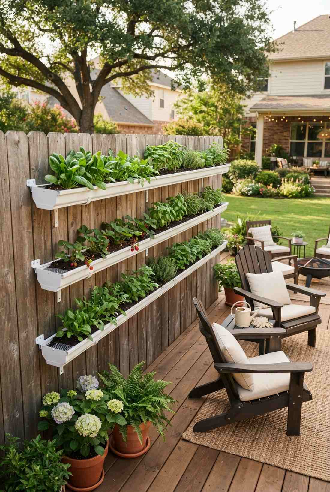 tin can cascade wall