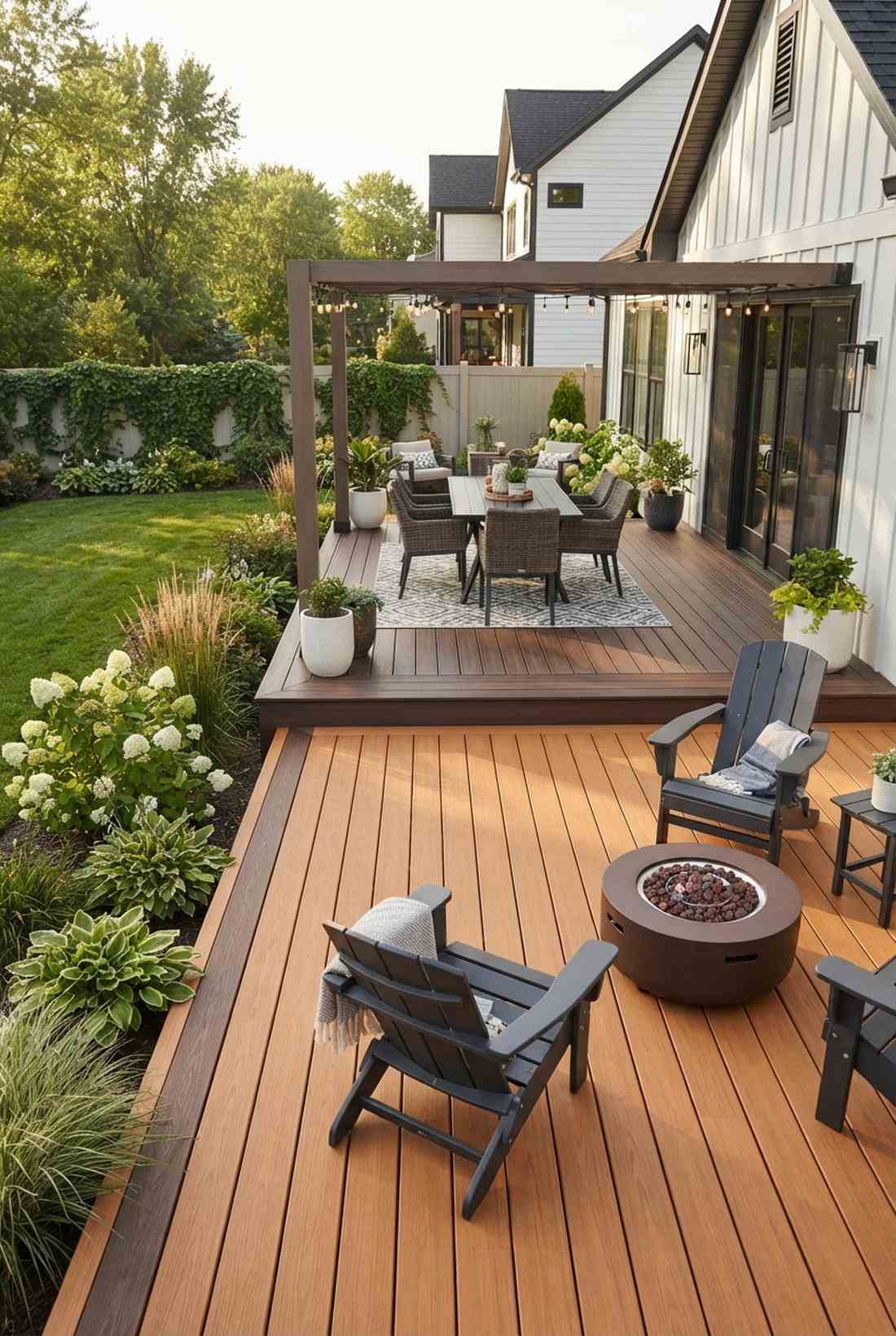 two tone decking zones