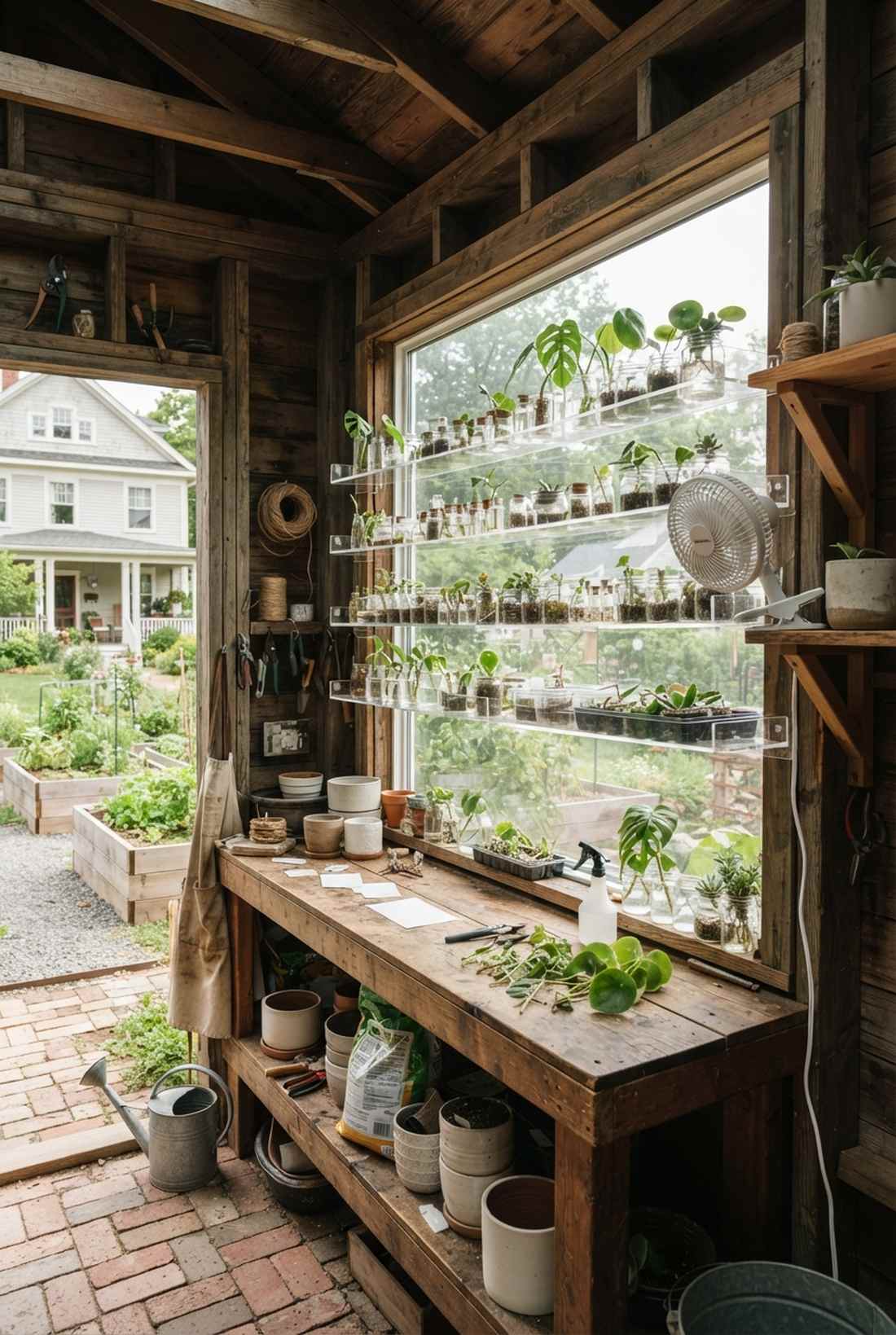 windowsill propagation shed